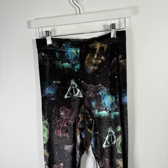 Black Milk Star Wars Hogwarts Life Velour Leggings Novelty Disney Womens Medium - Picture 3 of 7